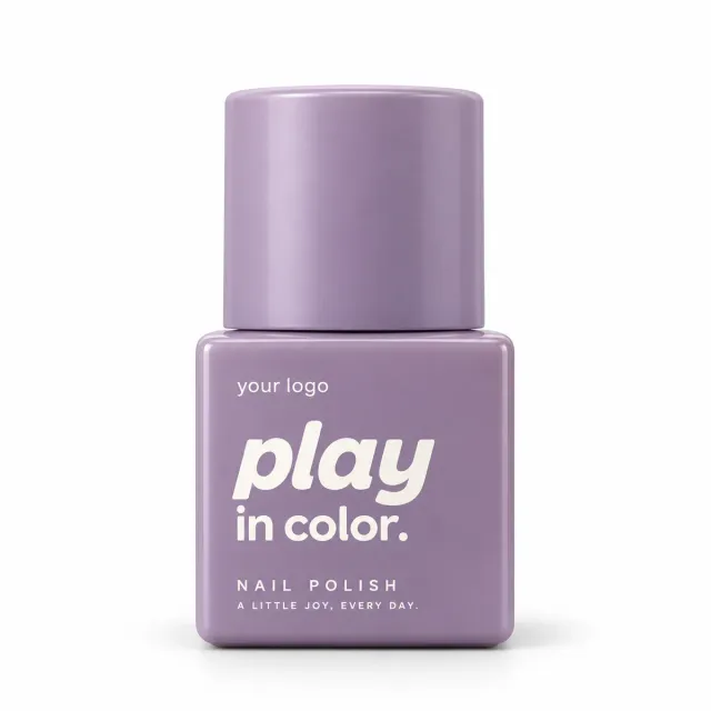 BEJX45 Coated Nail Polish Bottle